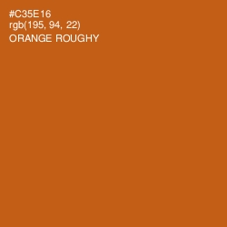#C35E16 - Orange Roughy Color Image
